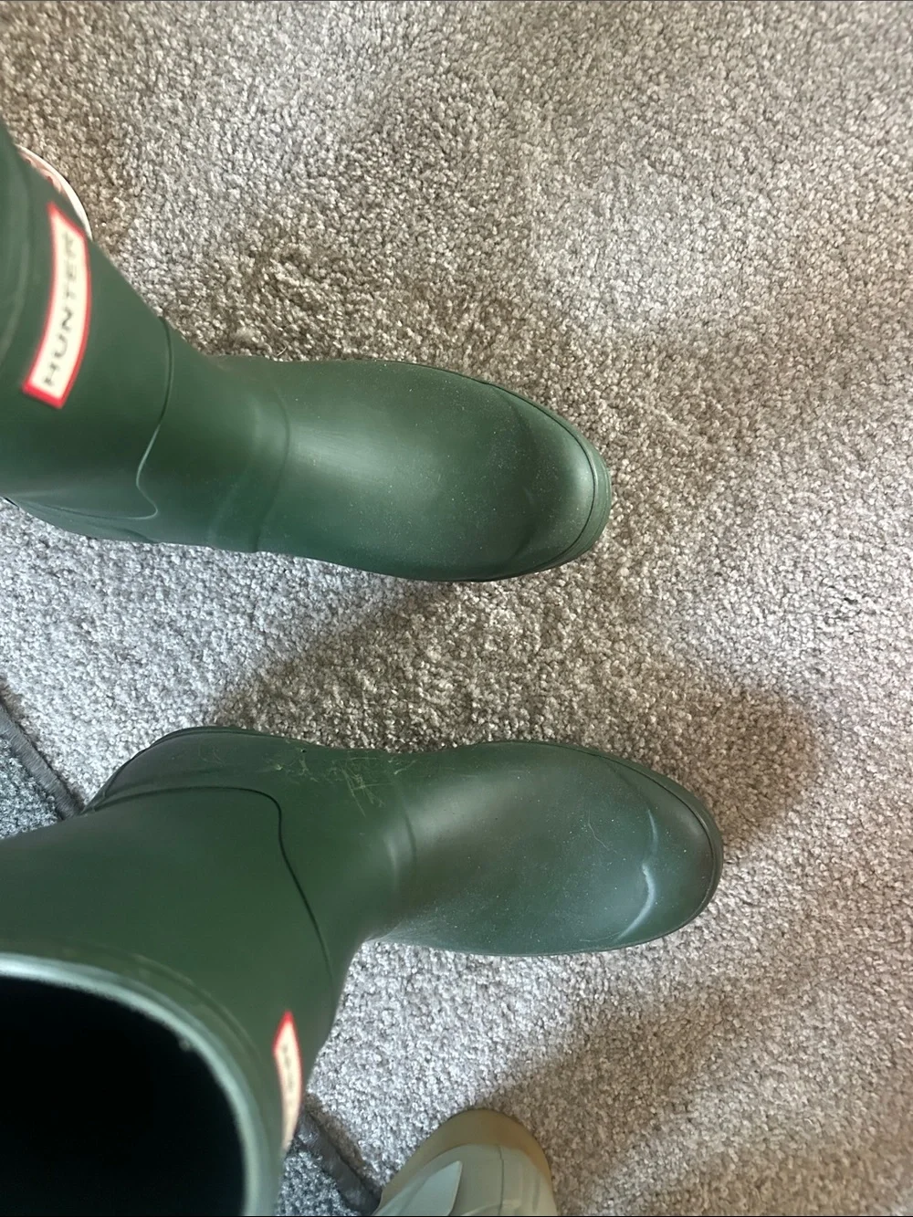 Hunter Kids Rain Boots in Forest Green